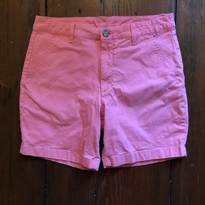 Good Condition Mens Small Chubbies 7” Inseam Red Flat Front Stretch Shorts